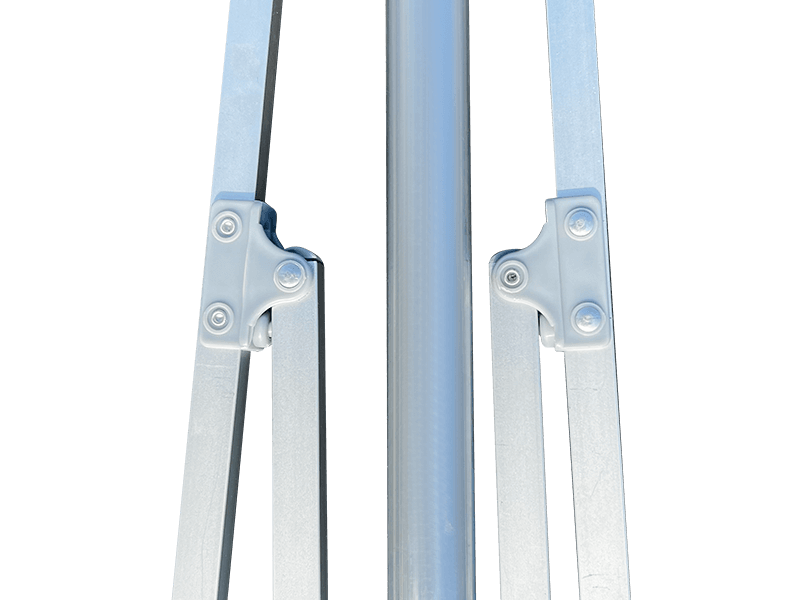 2,8*2,4 м 2-ребристый декоративный пляжный зонт