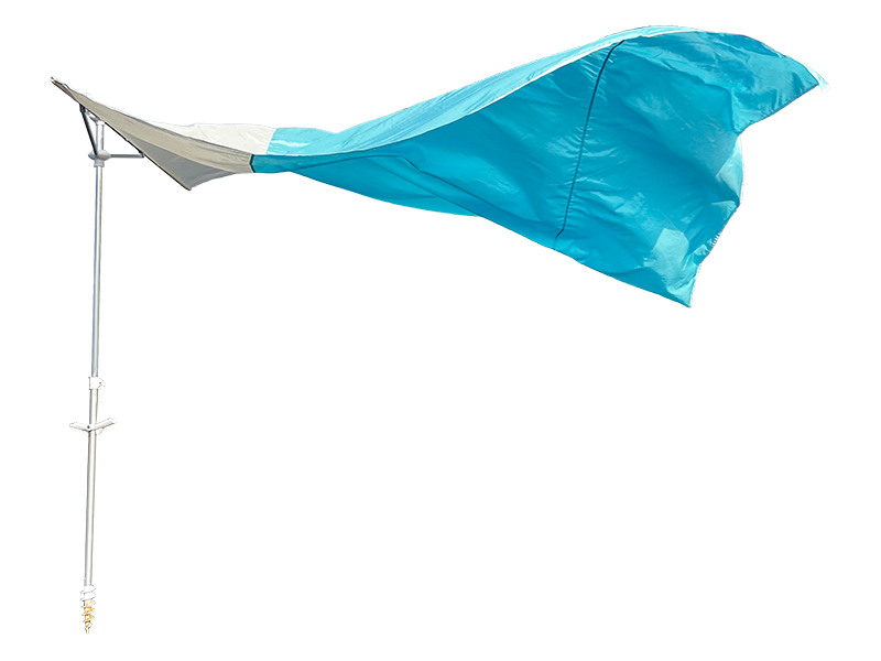 2,8*2,4 м 2-ребристый декоративный пляжный зонт