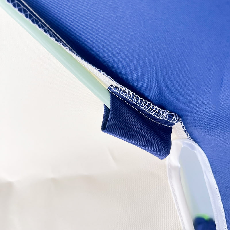 Синий и белый лоскутный зонт-пагода высотой 2,5 м