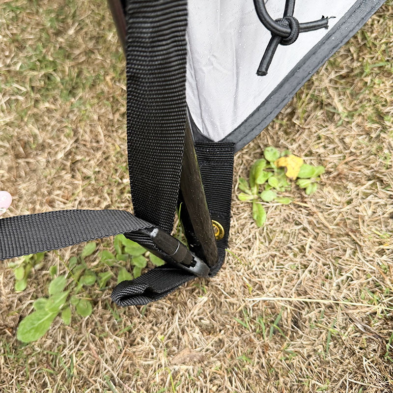 Двухслойная палатка для кемпинга на открытом воздухе, которая крепится к задней части автомобиля