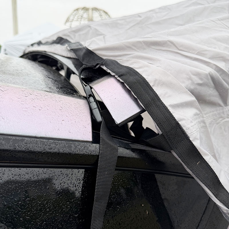 Двухслойная палатка для кемпинга на открытом воздухе, которая крепится к задней части автомобиля